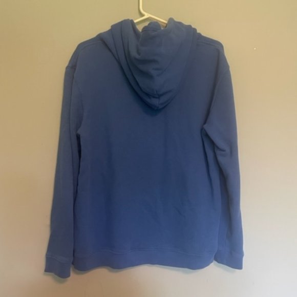 Pure Barre blue and red "classic" style hoodie. Size L. - Picture 3 of 7